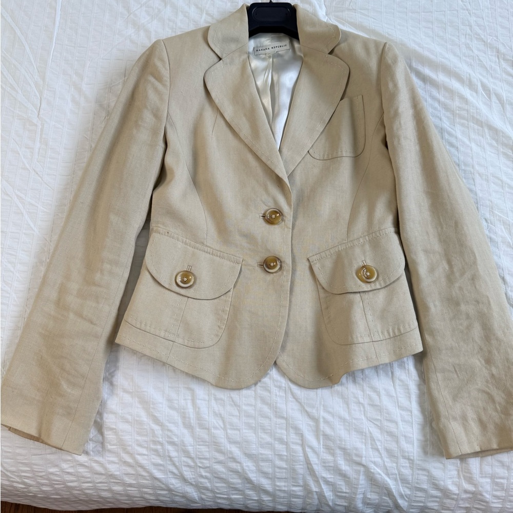 Banana Republic Beige Blazer